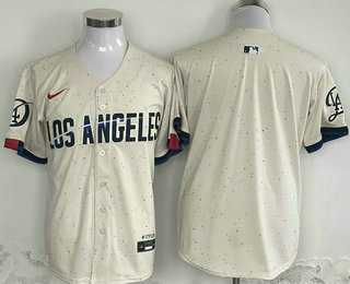 Men's Los Angeles Dodgers Blank Cream 2024 City Connect Limited Stitched Jersey,We sell and wholesale Men's Los Angeles Dodgers Blank Cream 2024 City Connect Limited Stitched Jersey on line form chian!